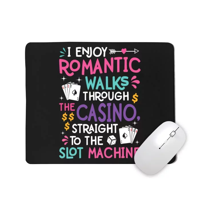 Funny Slot Machine Gambling Casino Gambler Vegas Gift Idea Mousepad