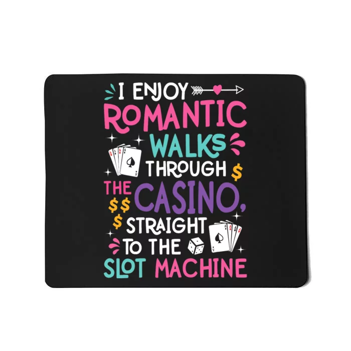 Funny Slot Machine Gambling Casino Gambler Vegas Gift Idea Mousepad