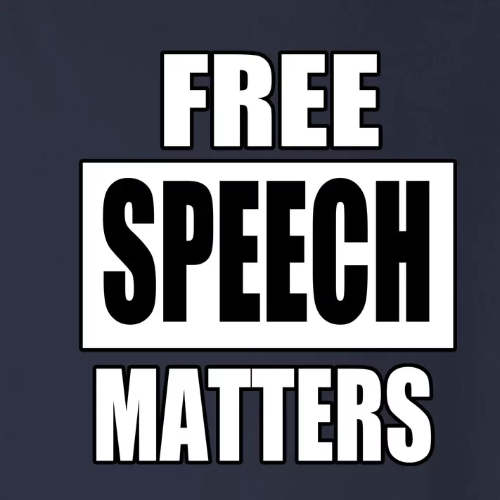 Free Speech Matters Toddler Long Sleeve Shirt