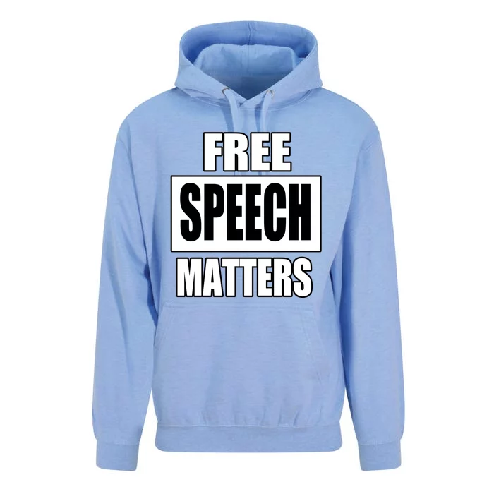 Free Speech Matters Unisex Surf Hoodie