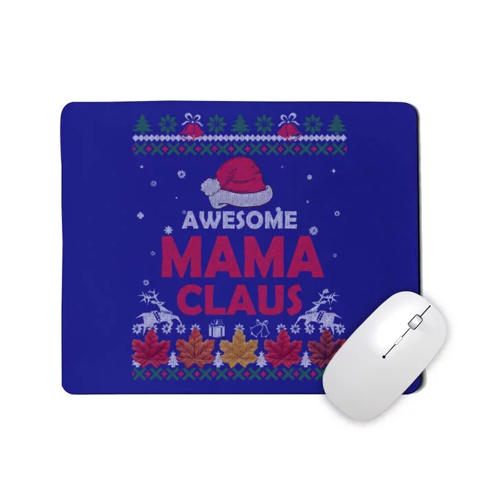 Funny Santa Mama Claus Matching Family Ugly Christmas Gift Meaningful Gift Mousepad