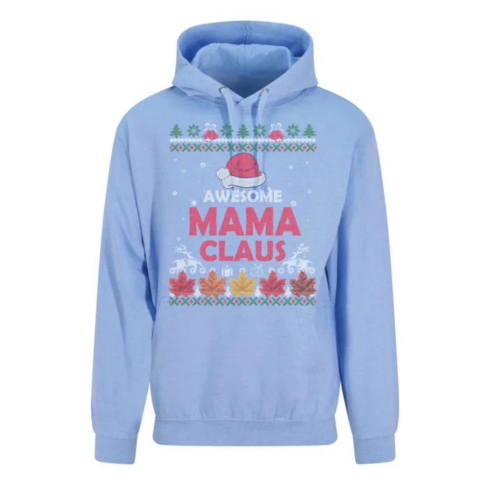 Funny Santa Mama Claus Matching Family Ugly Christmas Gift Meaningful Gift Unisex Surf Hoodie