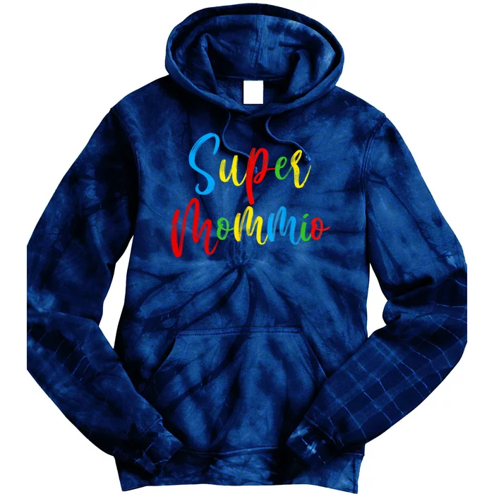 Funny Super Mommio Mother's Day Gamer Tie Dye Hoodie