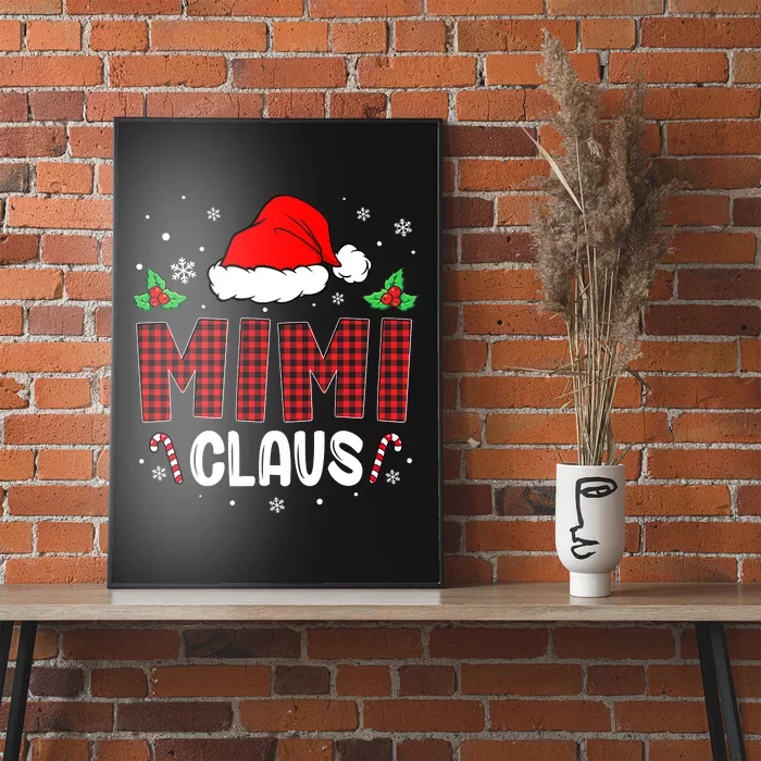 Funny Santa Mimi Claus Christmas Matching Family Poster