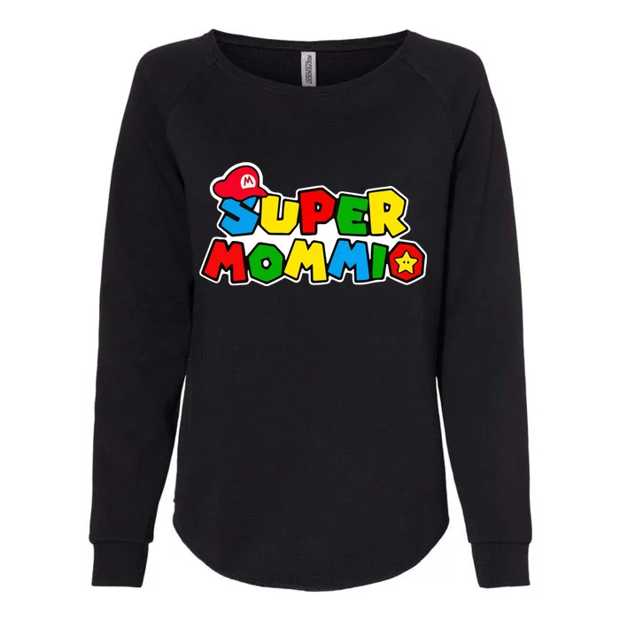 Funny Super Mommio Mother's Day Womens California Wash Sweatshirt