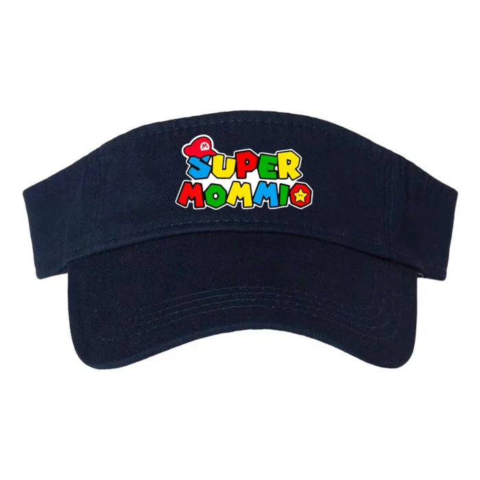 Funny Super Mommio Mother's Day Valucap Bio-Washed Visor