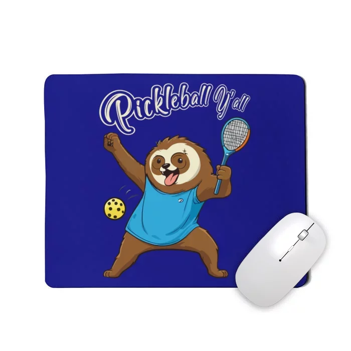 Funny Sloth Mode Pickleball Player Gift Mousepad