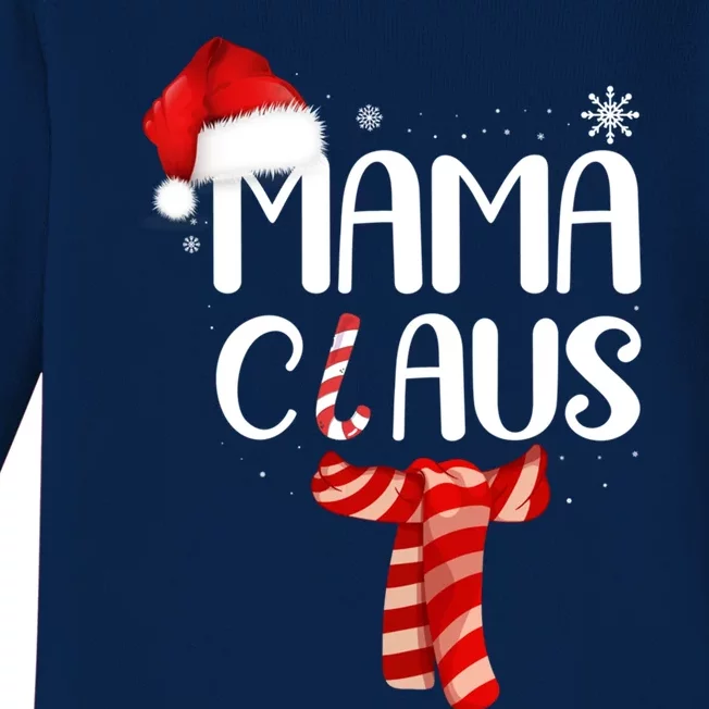 Funny Santa Mama Claus Christmas Family Matching Pajama Gift Baby Long Sleeve Bodysuit