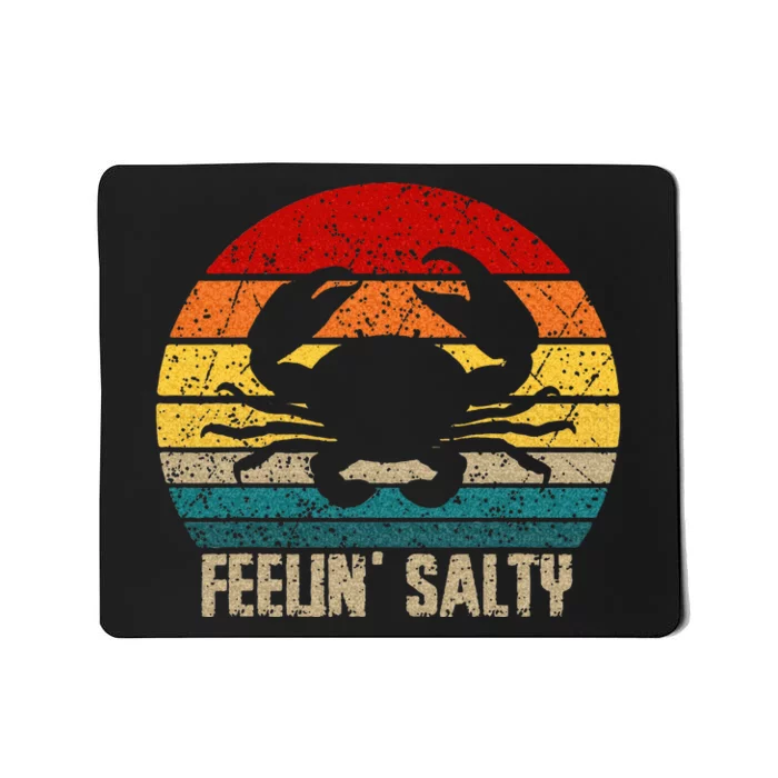 Feelin Salty Maryland Crab Sunset Graphic Mousepad