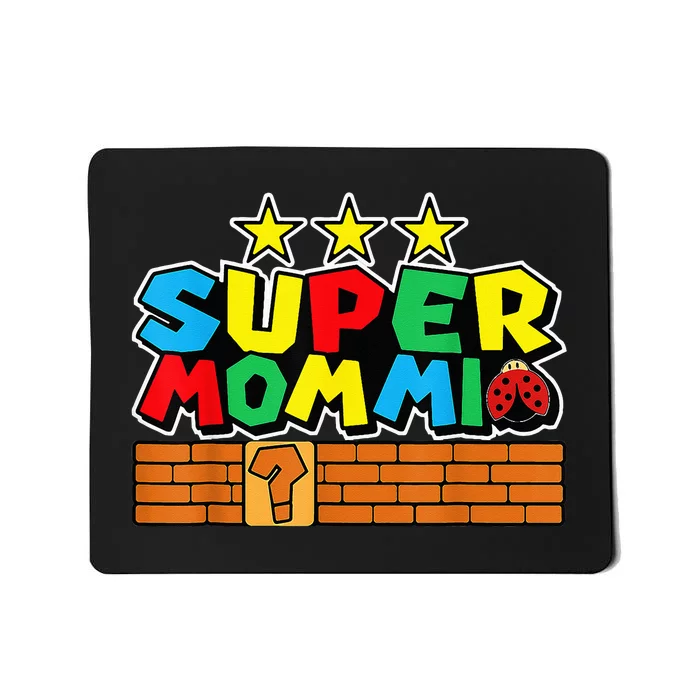 Funny Super Mommio Video Game Lover Mothers Day Mousepad