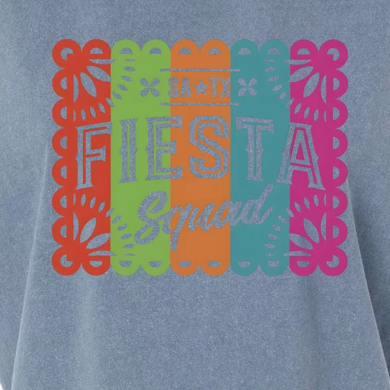 Fiesta Squad Mexico Party Garment-Dyed Women's Muscle Tee