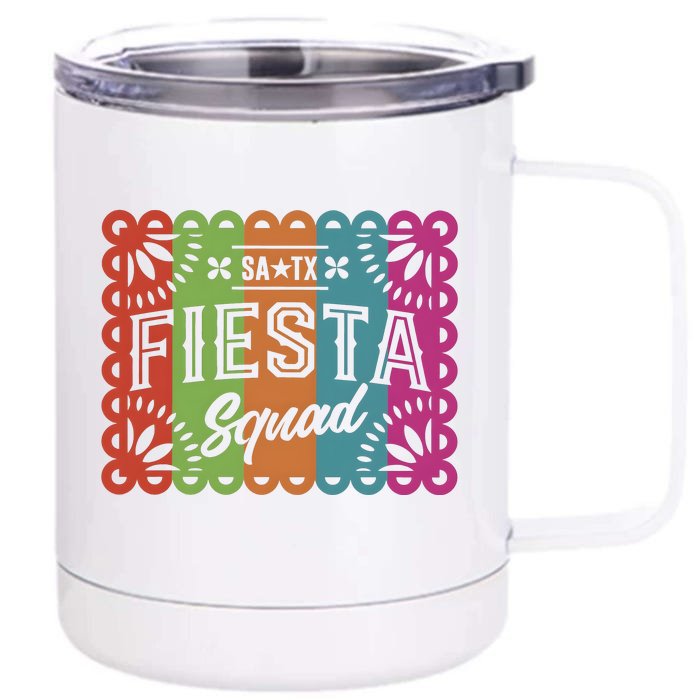 Fiesta Squad Mexico Party Front & Back 12oz Stainless Steel Tumbler Cup