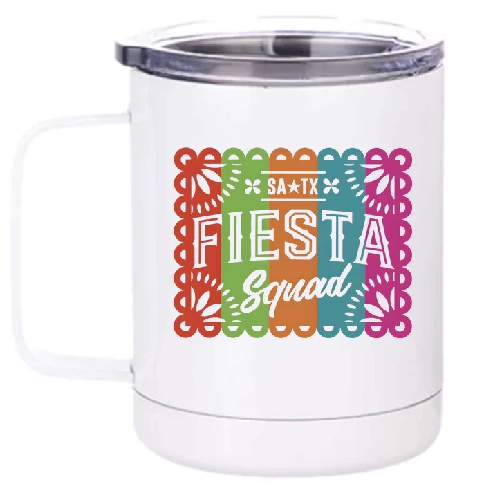 Fiesta Squad Mexico Party Front & Back 12oz Stainless Steel Tumbler Cup