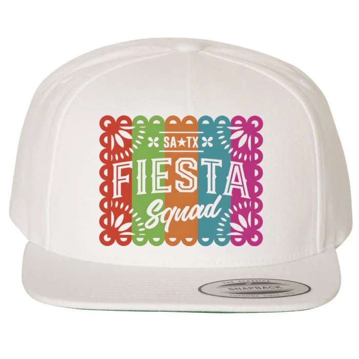 Fiesta Squad Mexico Party Wool Snapback Cap