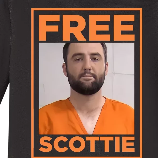 Free Scottie Mugshot Baby Long Sleeve Bodysuit