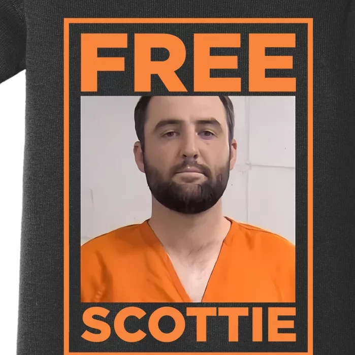 Free Scottie Mugshot Baby Bodysuit