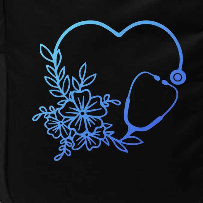 Floral Stethoscope Medical Instruts Health Workers Gift Impact Tech Backpack