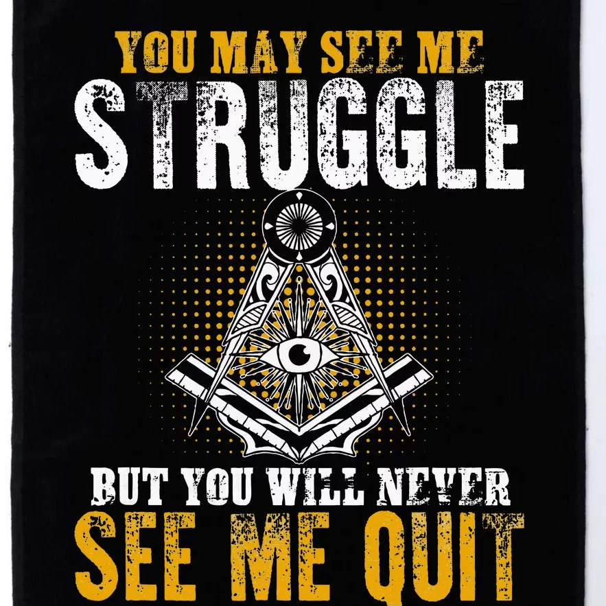 Freemason Sayings Masonry Freemasonry Masonic Freemason Platinum Collection Golf Towel