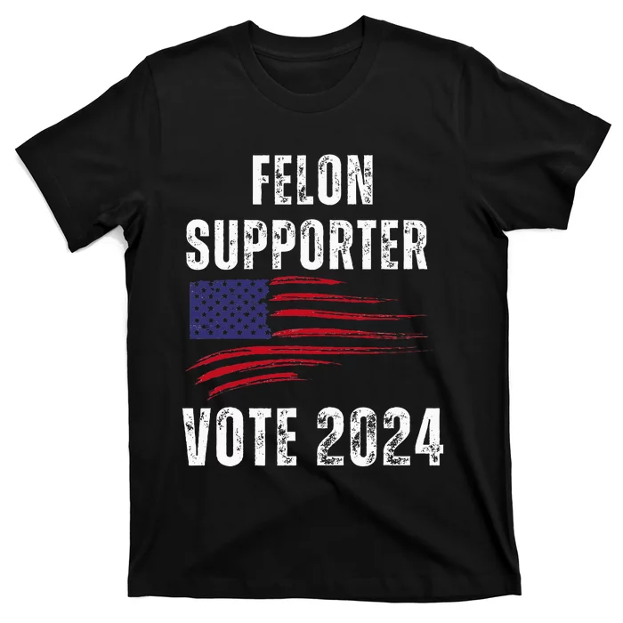 Felon Supporter Meme Voting Humor Make Your Vote Count T-Shirt