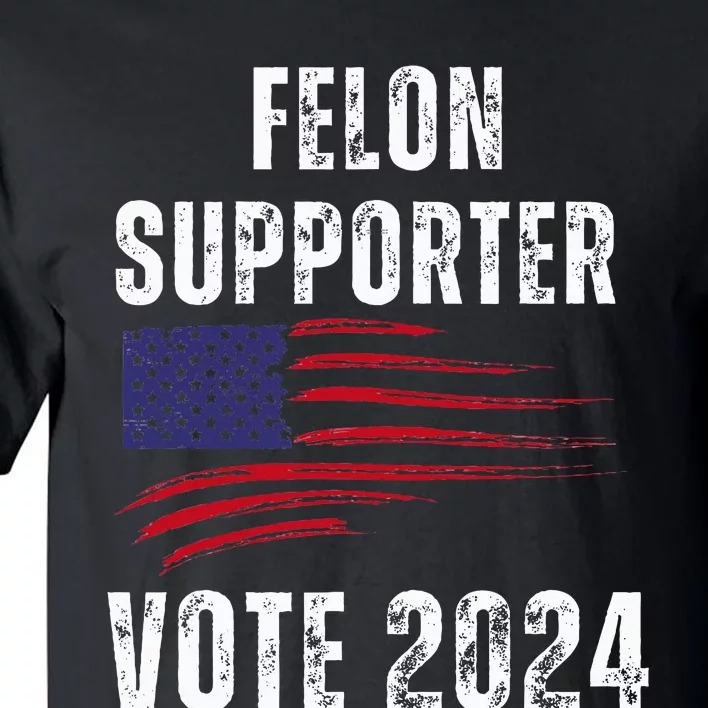 Felon Supporter Meme Voting Humor Make Your Vote Count Tall T-Shirt