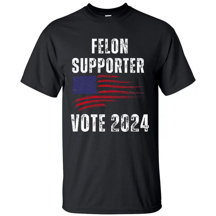 Felon Supporter Meme Voting Humor Make Your Vote Count Tall T-Shirt