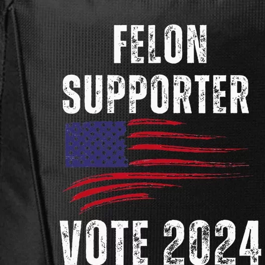 Felon Supporter Meme Voting Humor Make Your Vote Count City Backpack