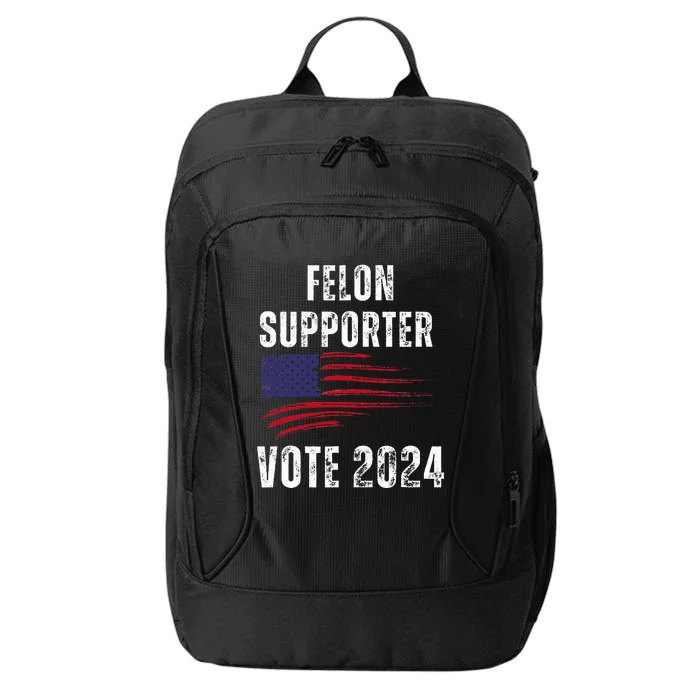 Felon Supporter Meme Voting Humor Make Your Vote Count City Backpack