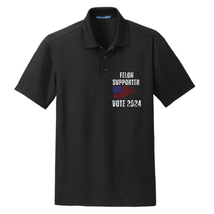 Felon Supporter Meme Voting Humor Make Your Vote Count Dry Zone Grid Performance Polo