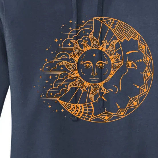 Funny Sun Moon Astrology Astronomer Astronomy Gift Great Gift Women's Pullover Hoodie