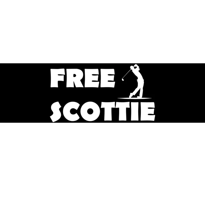 Free Scottie Mugshot Bumper Sticker