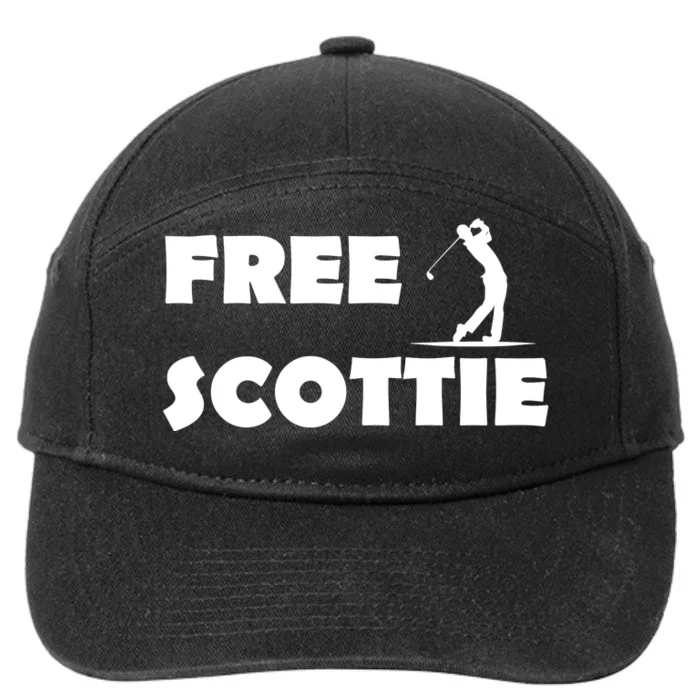 Free Scottie Mugshot 7-Panel Snapback Hat