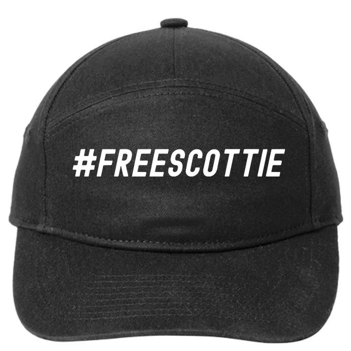 Free Scottie Mugshot 7-Panel Snapback Hat