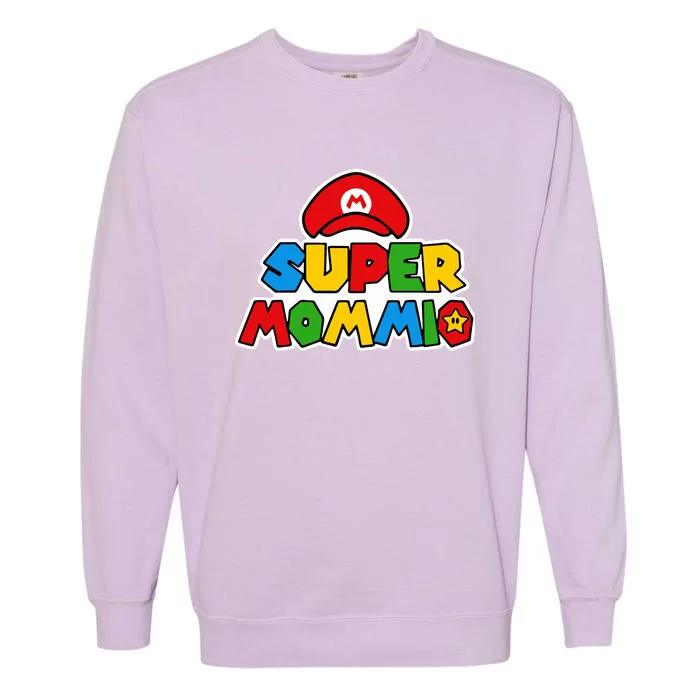 Funny Super Mommio Mother's Day Garment-Dyed Sweatshirt