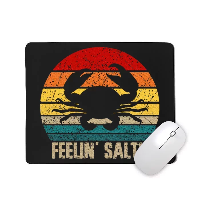 Feelin Salty Maryland Crab Sunset Graphic Mousepad