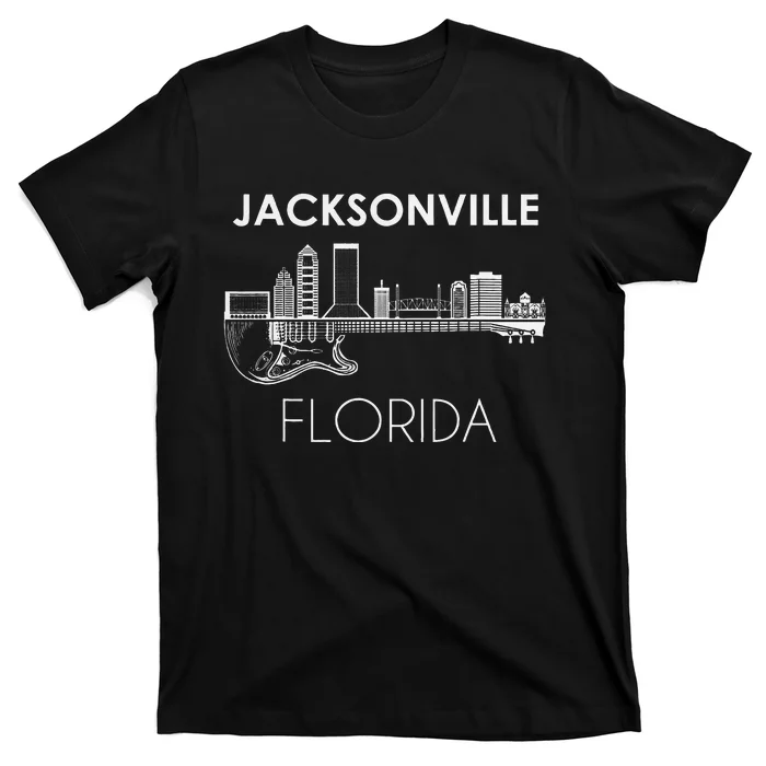 Florida Souvenir Music Guitar Souvenir Jacksonville T-Shirt