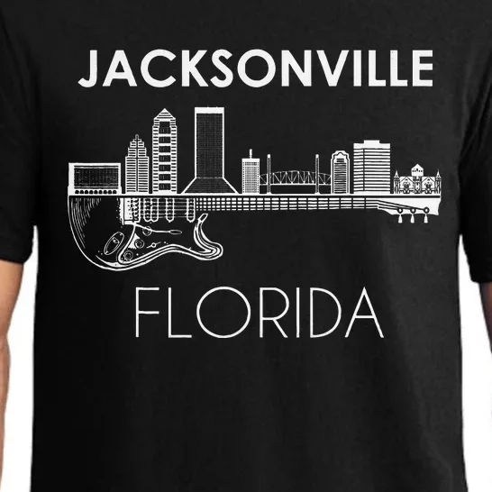 Florida Souvenir Music Guitar Souvenir Jacksonville Pajama Set