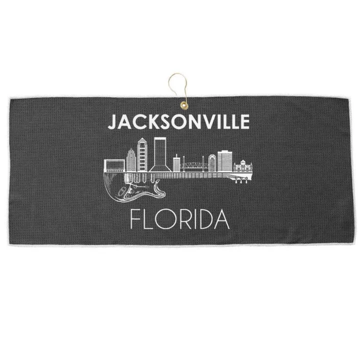 Florida Souvenir Music Guitar Souvenir Jacksonville Large Microfiber Waffle Golf Towel