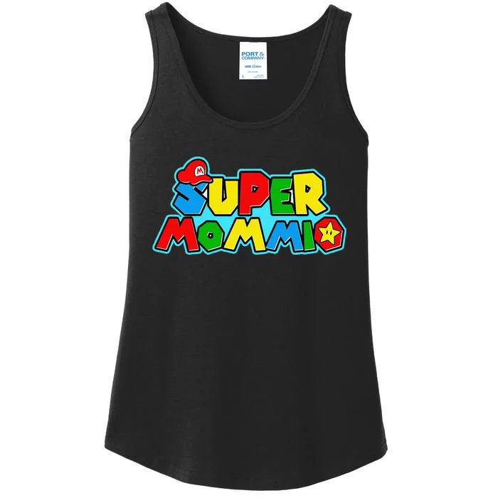 Funny Super Mommio MotherS Day Gamer Gift Ladies Essential Tank