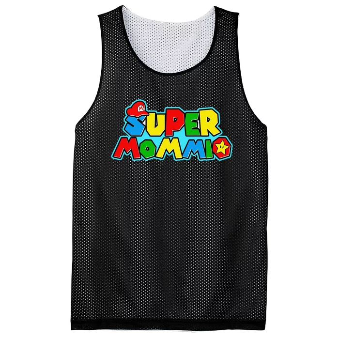 Funny Super Mommio MotherS Day Gamer Gift Mesh Reversible Basketball Jersey Tank