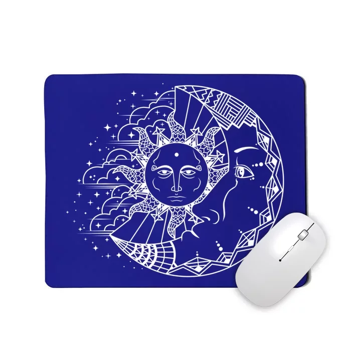 Funny Sun Moon Astrology Astronomer Astronomy Gift Mousepad