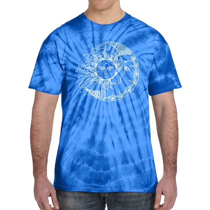 Funny Sun Moon Astrology Astronomer Astronomy Gift Tie-Dye T-Shirt