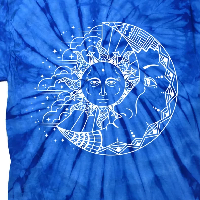 Funny Sun Moon Astrology Astronomer Astronomy Gift Tie-Dye T-Shirt