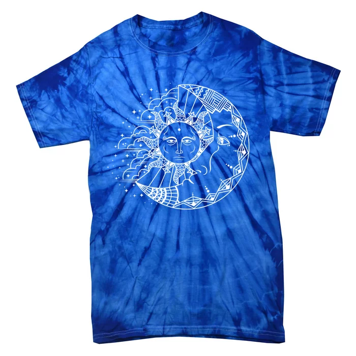 Funny Sun Moon Astrology Astronomer Astronomy Gift Tie-Dye T-Shirt