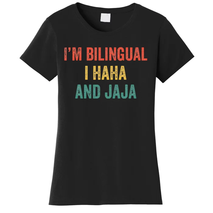 Funny Spanish Maestra Bilingue Bilingual Teacher Women's T-Shirt