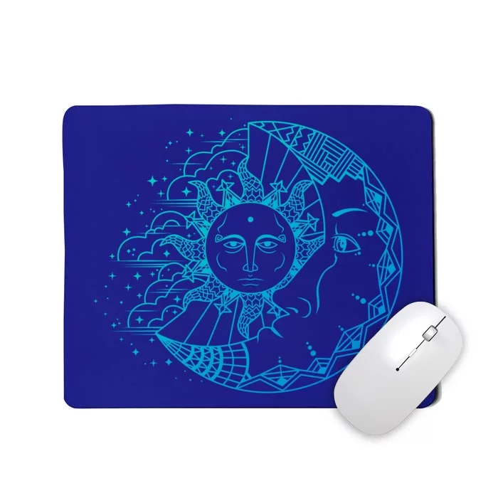 Funny Sun Moon Astrology Astronomer Astronomy Gift Mousepad