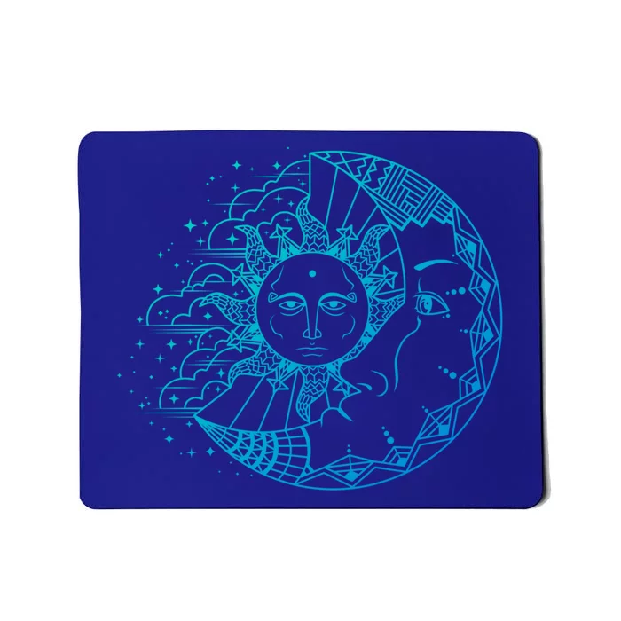 Funny Sun Moon Astrology Astronomer Astronomy Gift Mousepad