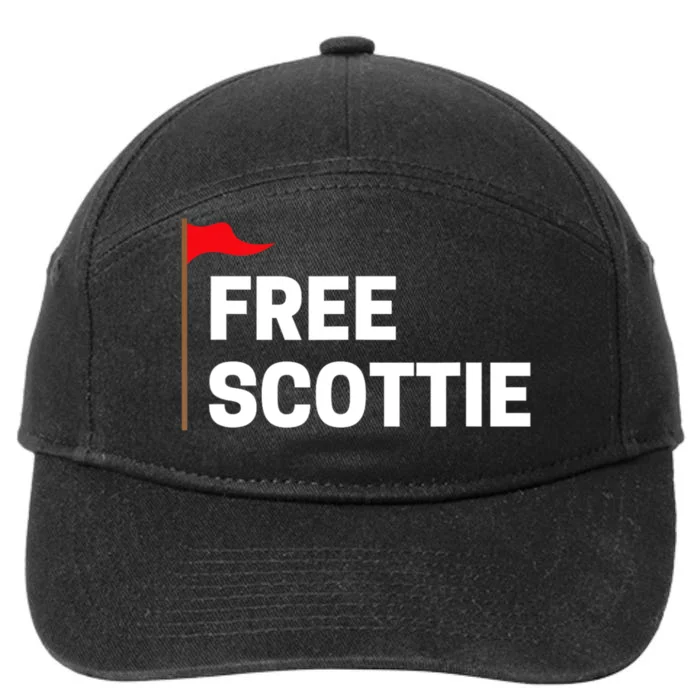 Free Scottie Mugshot 7-Panel Snapback Hat