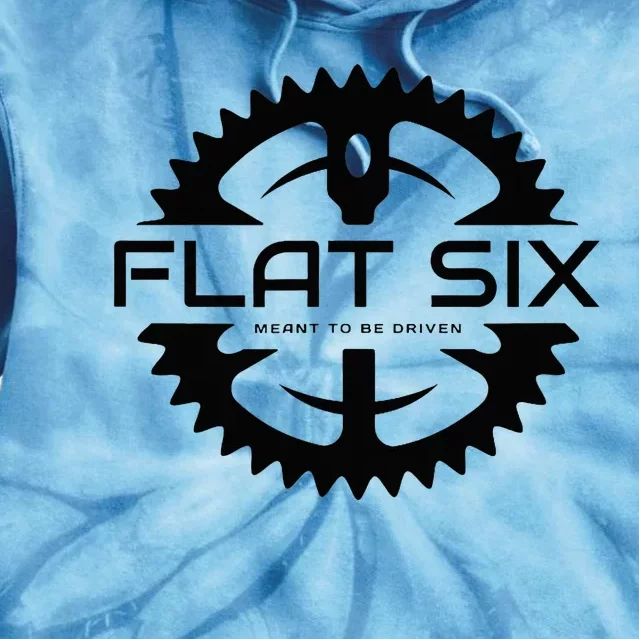 Flat Six Meant To Be Driven W Gear Sport Car Tie Dye Hoodie