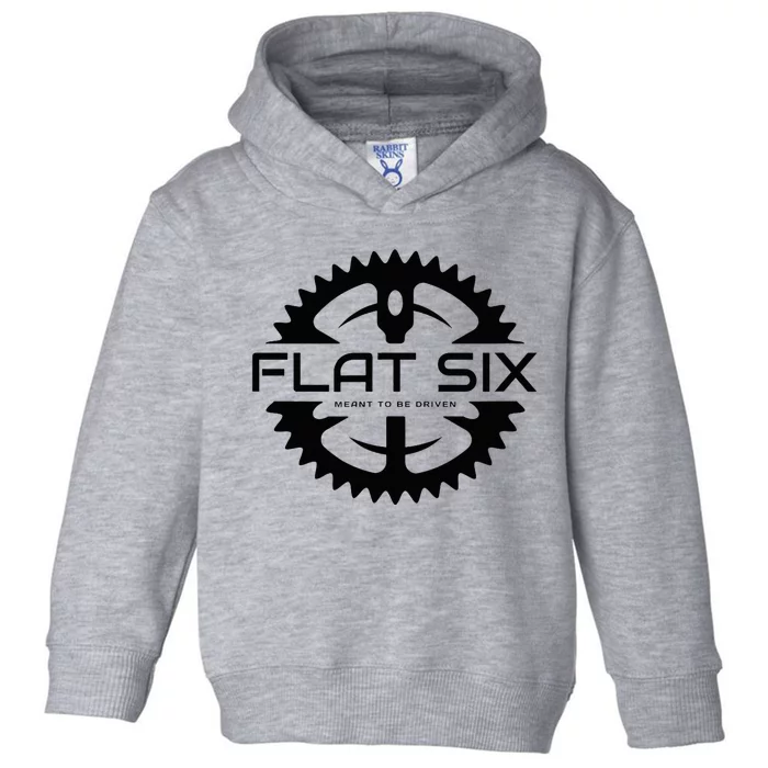 Flat Six Meant To Be Driven W Gear Sport Car Toddler Hoodie