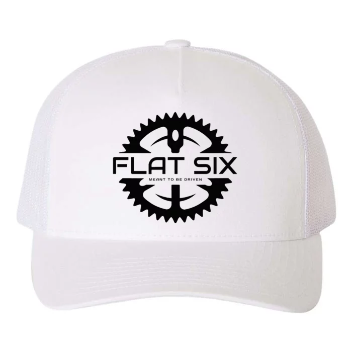 Flat Six Meant To Be Driven W Gear Sport Car Yupoong Adult 5-Panel Trucker Hat